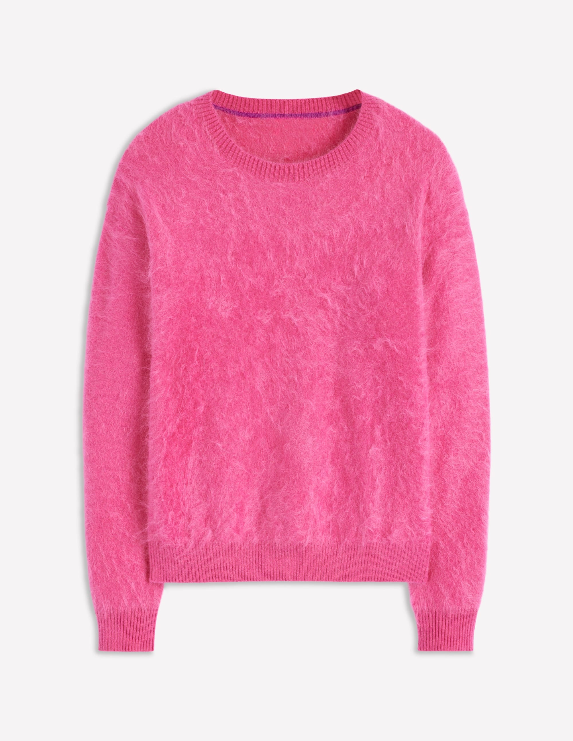 Kat Brushed Cashmere Jumper-Pink Peony - Image 6