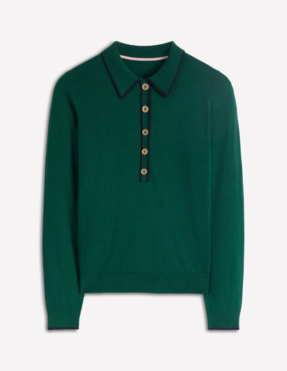 Liz Henley Jumper-Botanical Garden Green-5