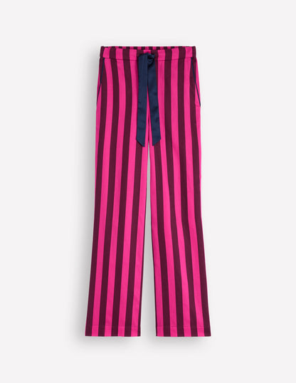 Cotton Pyjama Trousers-Pink Stripe-7