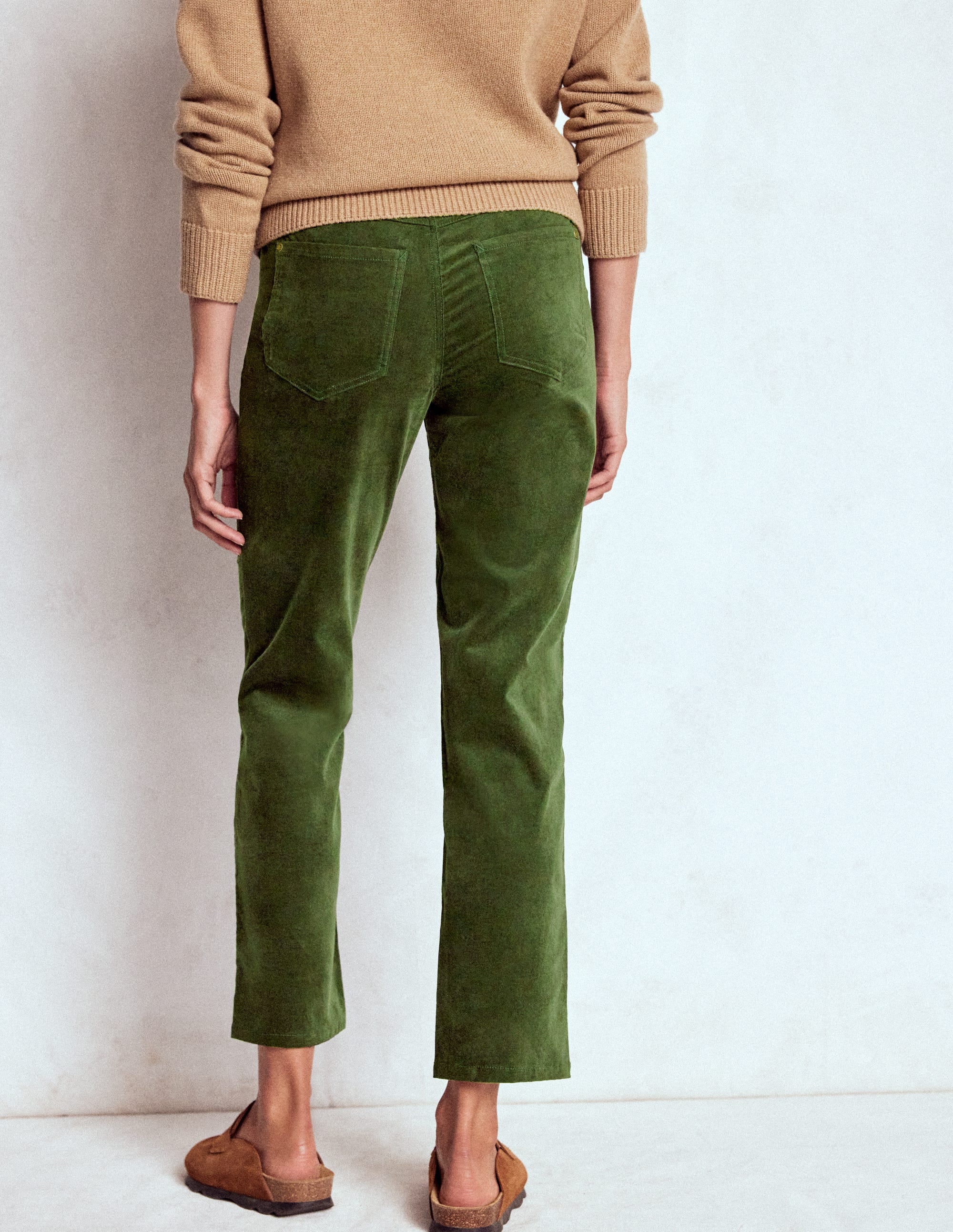 Velveteen Straight Jeans-Douglas Fir - Image 3