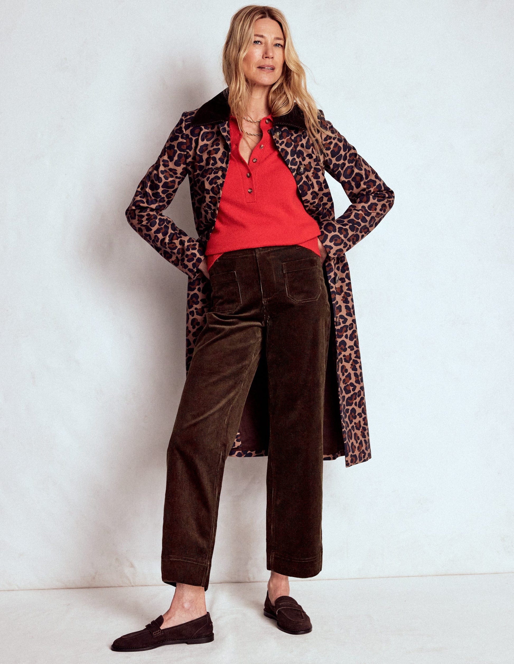 Primrose Cord Trousers-Espresso-1