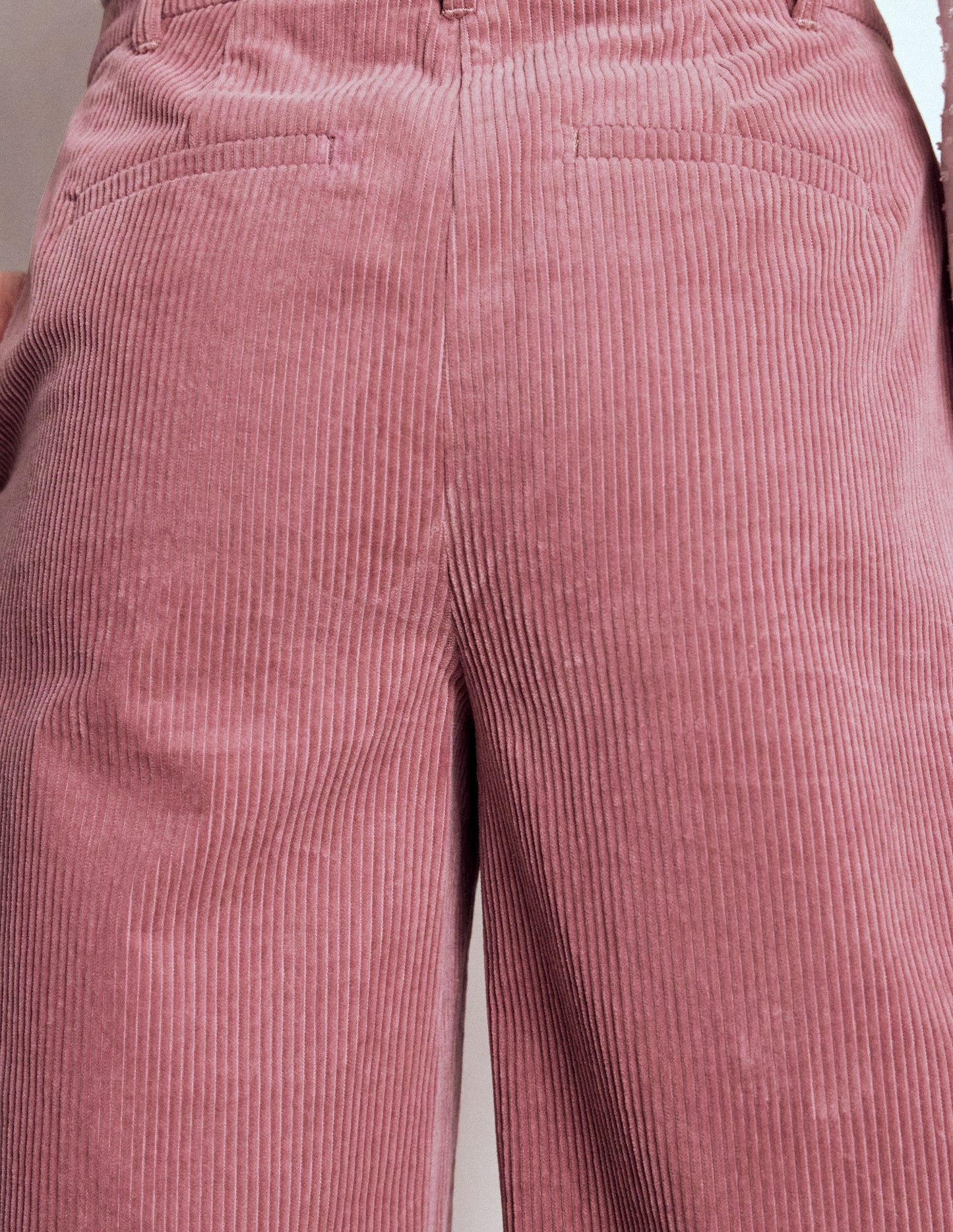 Belgravia Cord Trousers-Blushing Rose