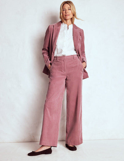 Belgravia Cord Trousers-Blushing Rose-6