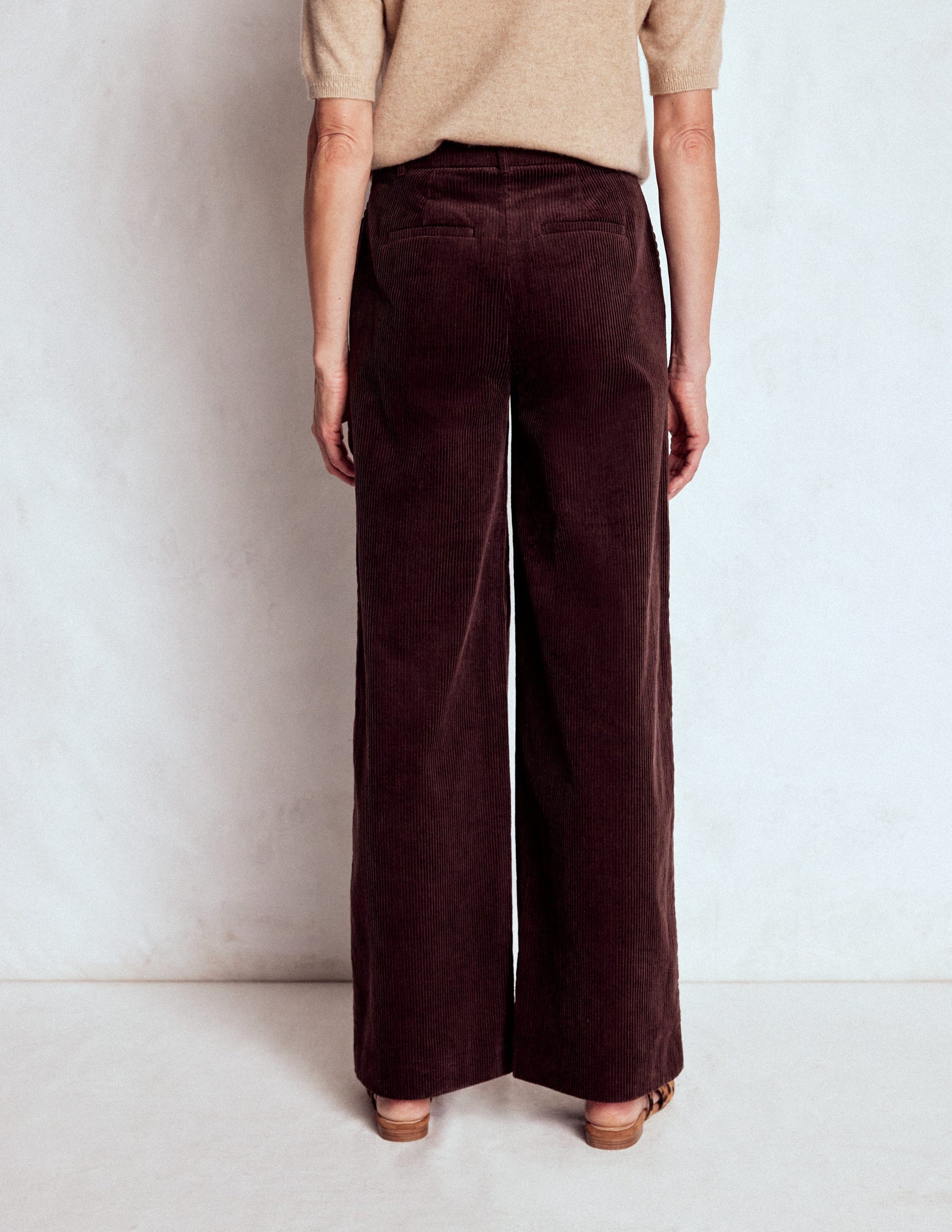 Belgravia Cord Trousers-Deep Aubergine-2