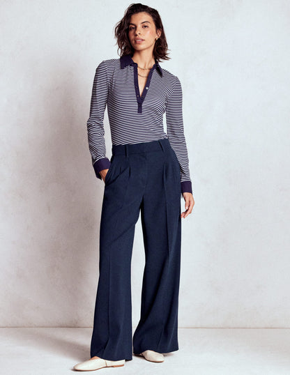 Kensington Tailored Trousers-Navy-1