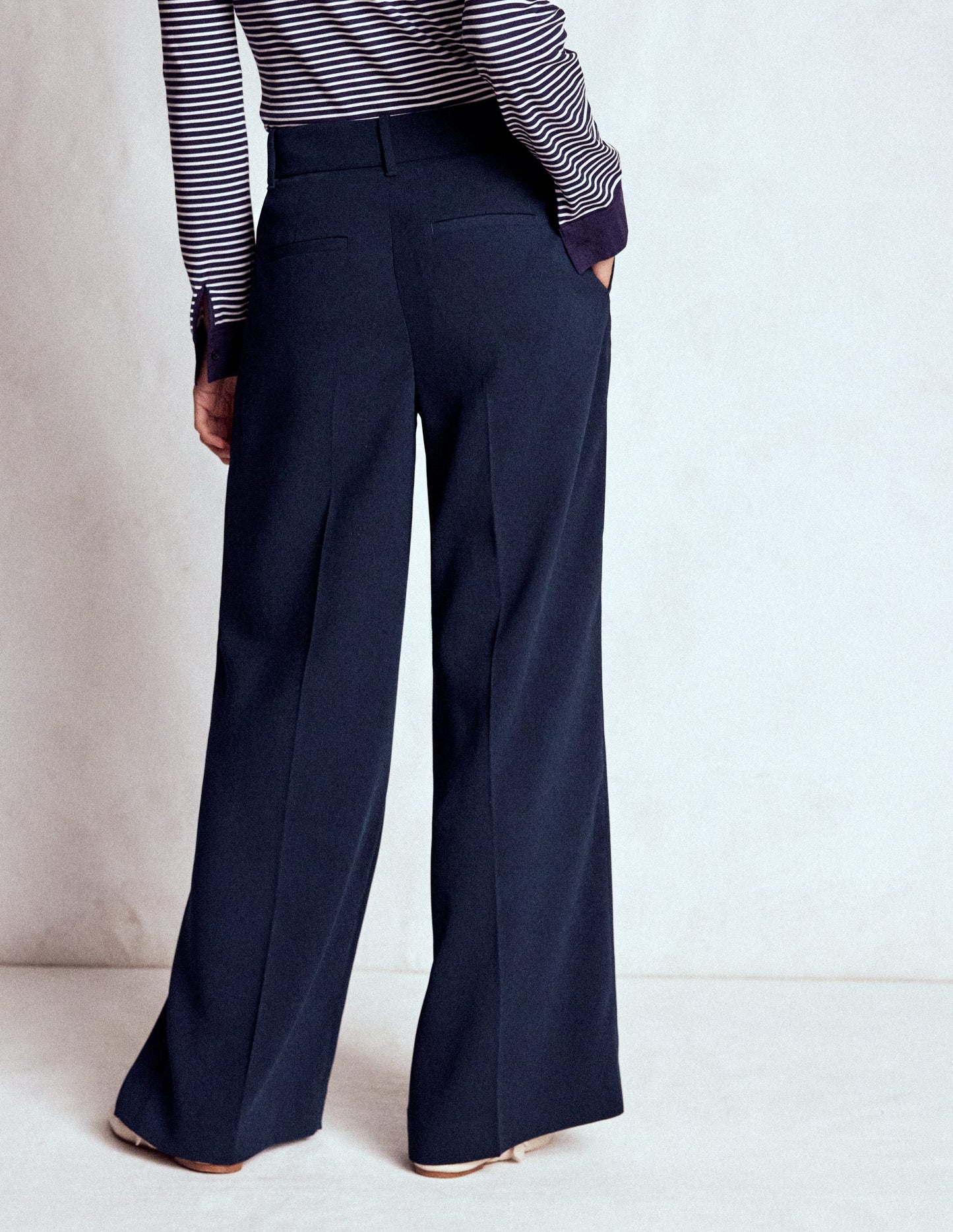 Kensington Tailored Trousers-Navy