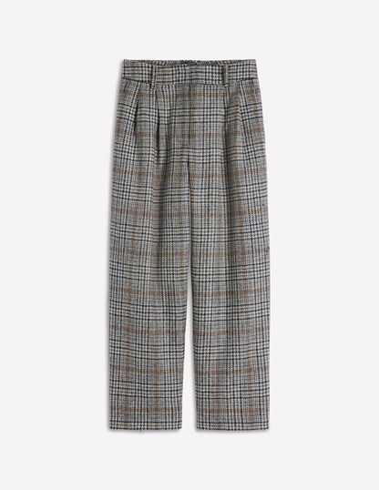 Bloomsbury Wool Trousers-Blue and Grey Prince of Wales-8