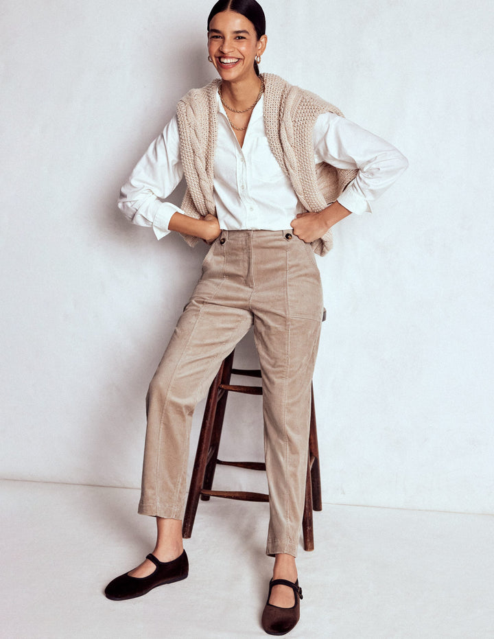 Pimlico Cord Trousers-Nutmeg