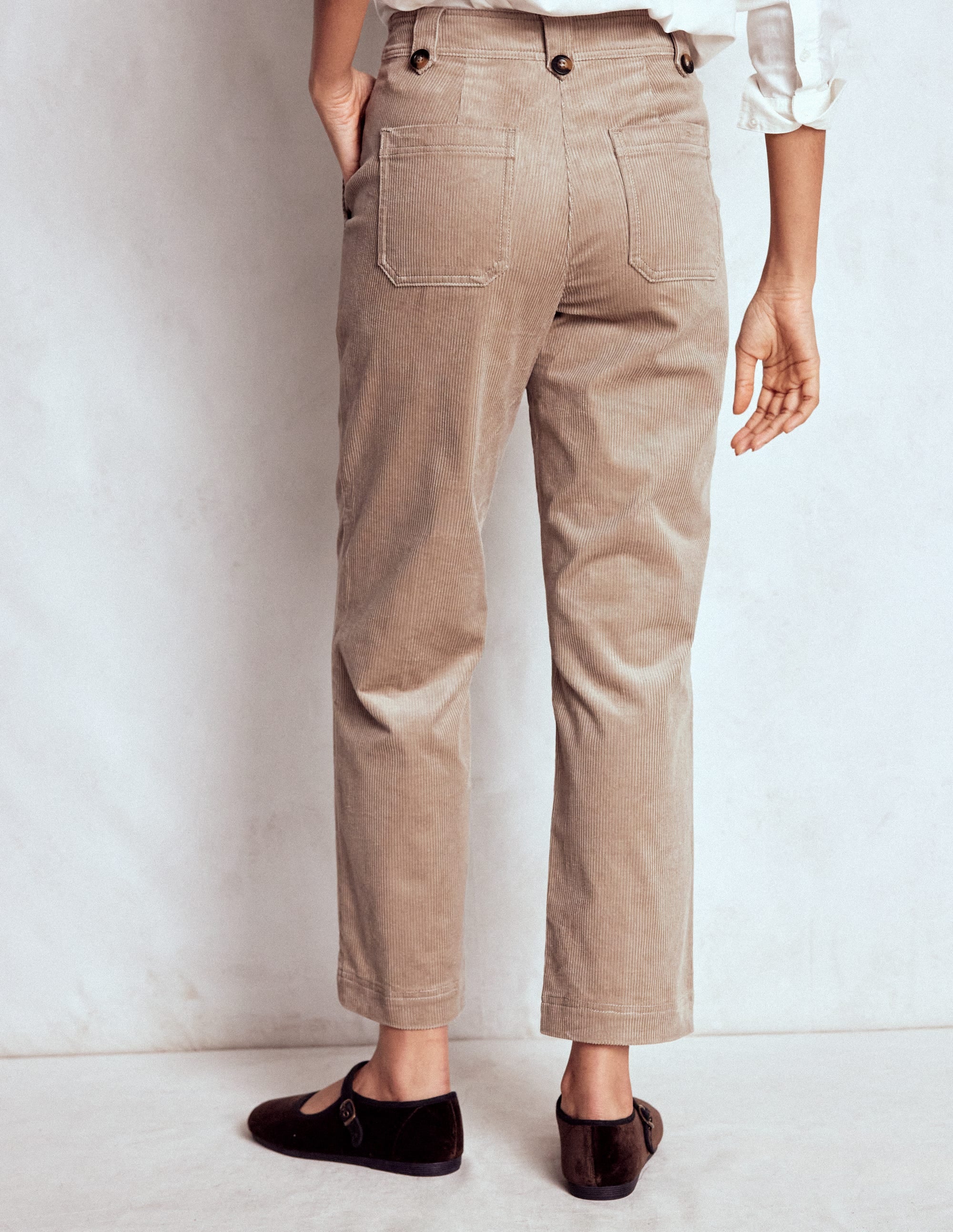 Pimlico Cord Trousers-Nutmeg - Image 3