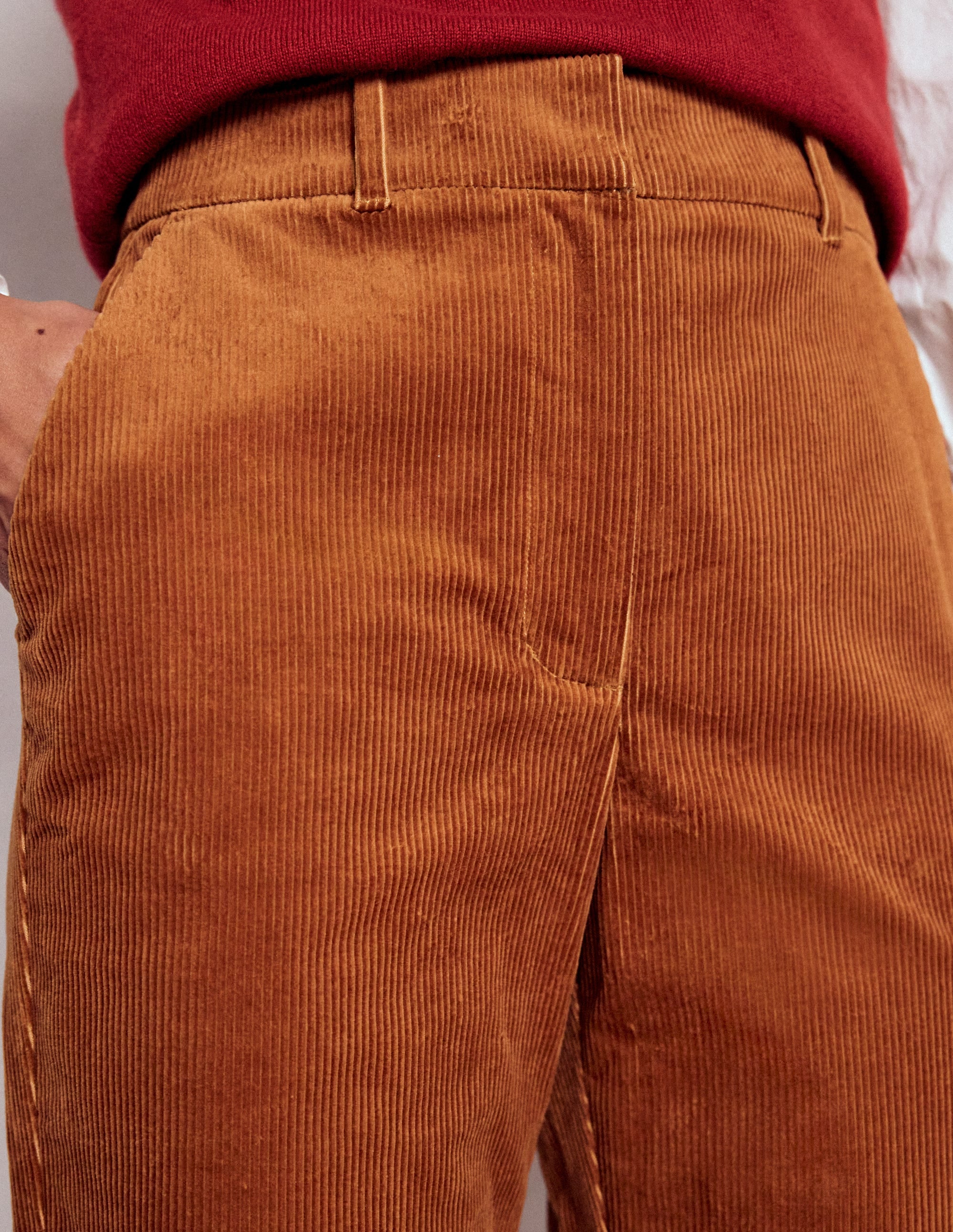 Canonbury Cord Trousers-Ginger - Image 2