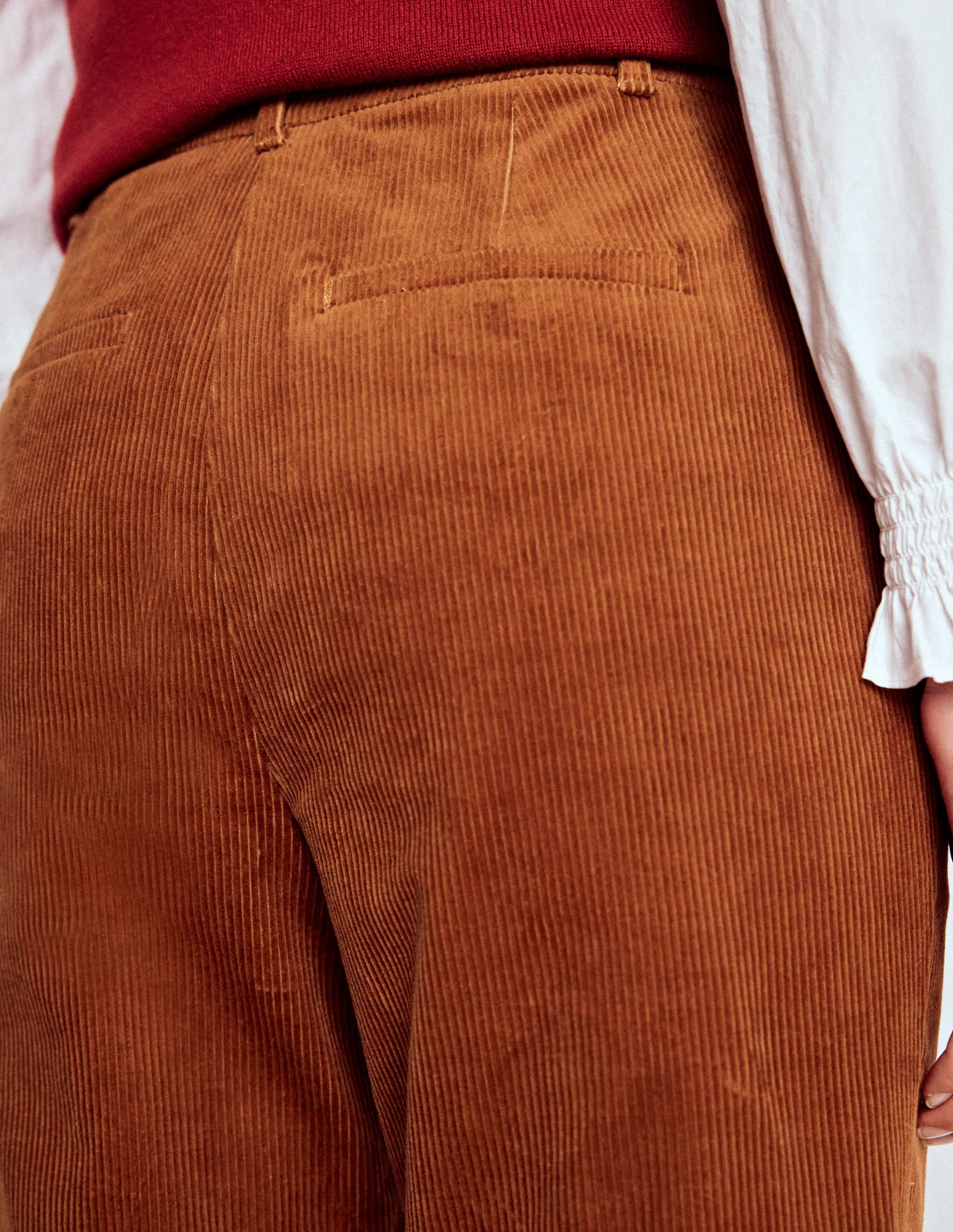 Canonbury Cord Trousers-Ginger - Image 3