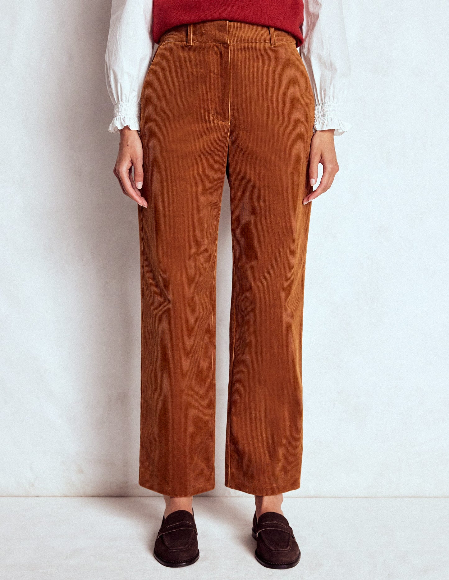 Canonbury Cord Trousers-Ginger