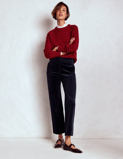 Canonbury Cord Trousers-Navy-1