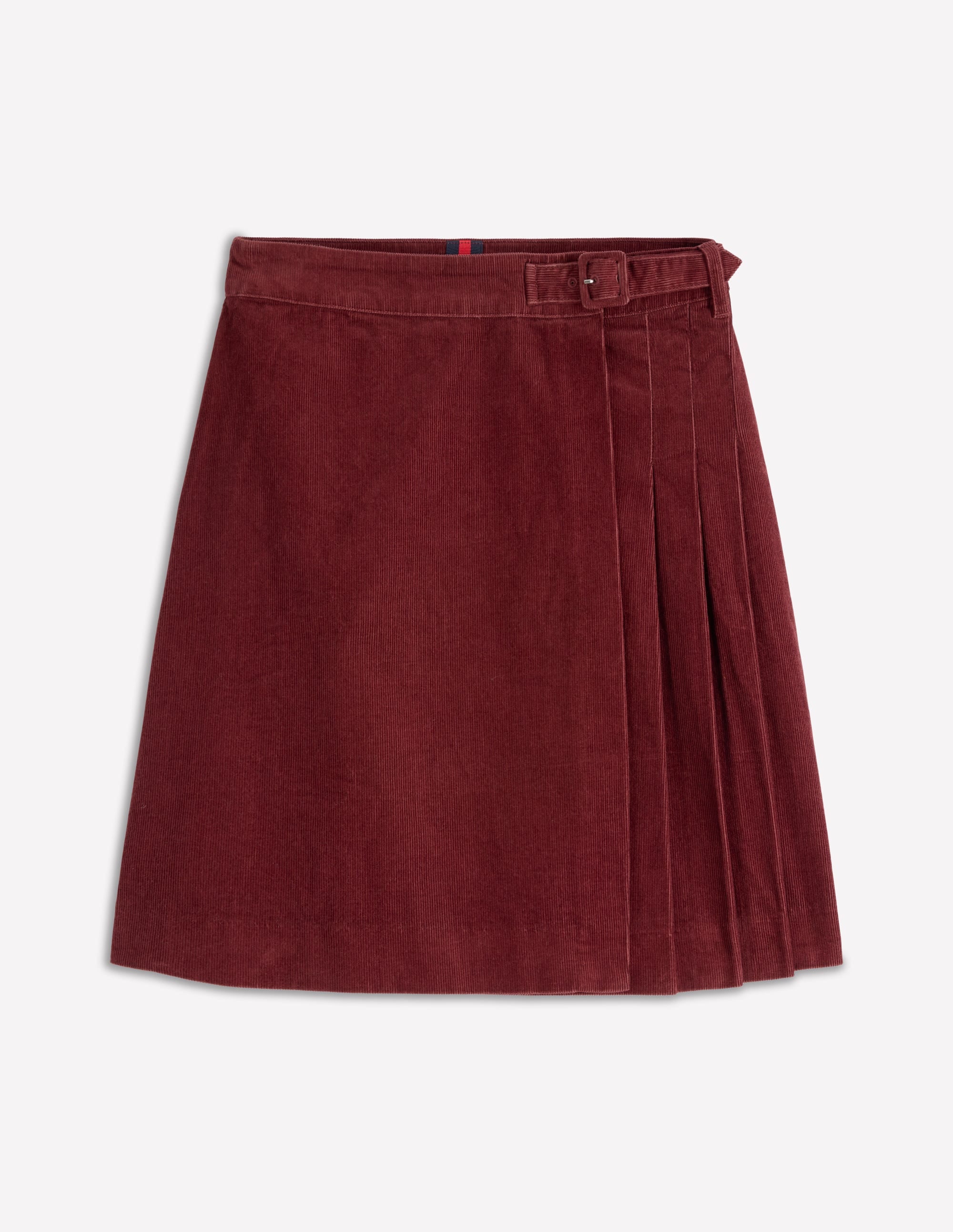 Helen Cord Kilt Skirt-Chestnut | Boden UK