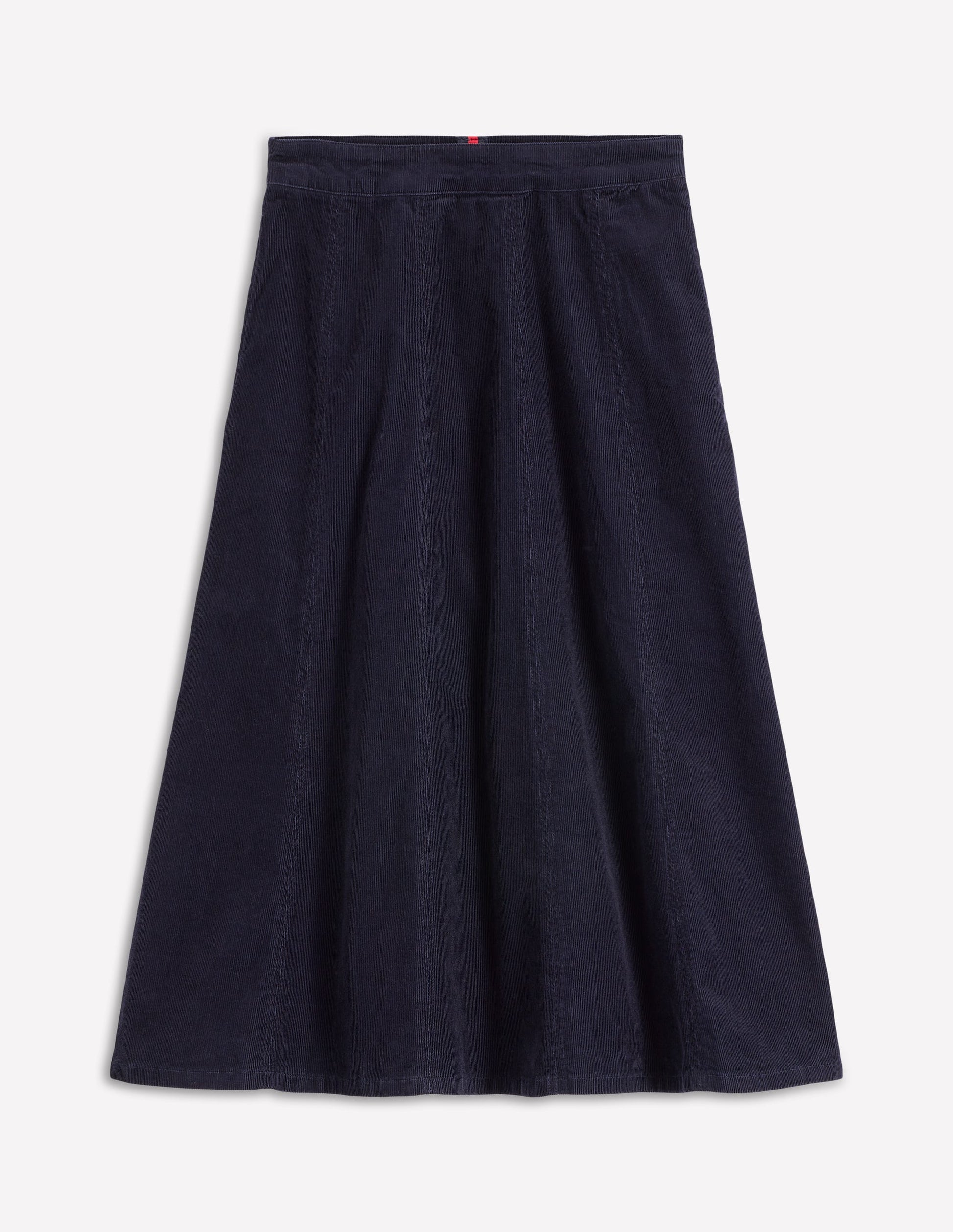 Joy Cord Midi Skirt-Navy-5