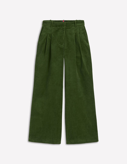 Kensington Cord Trousers-Green Fir-7