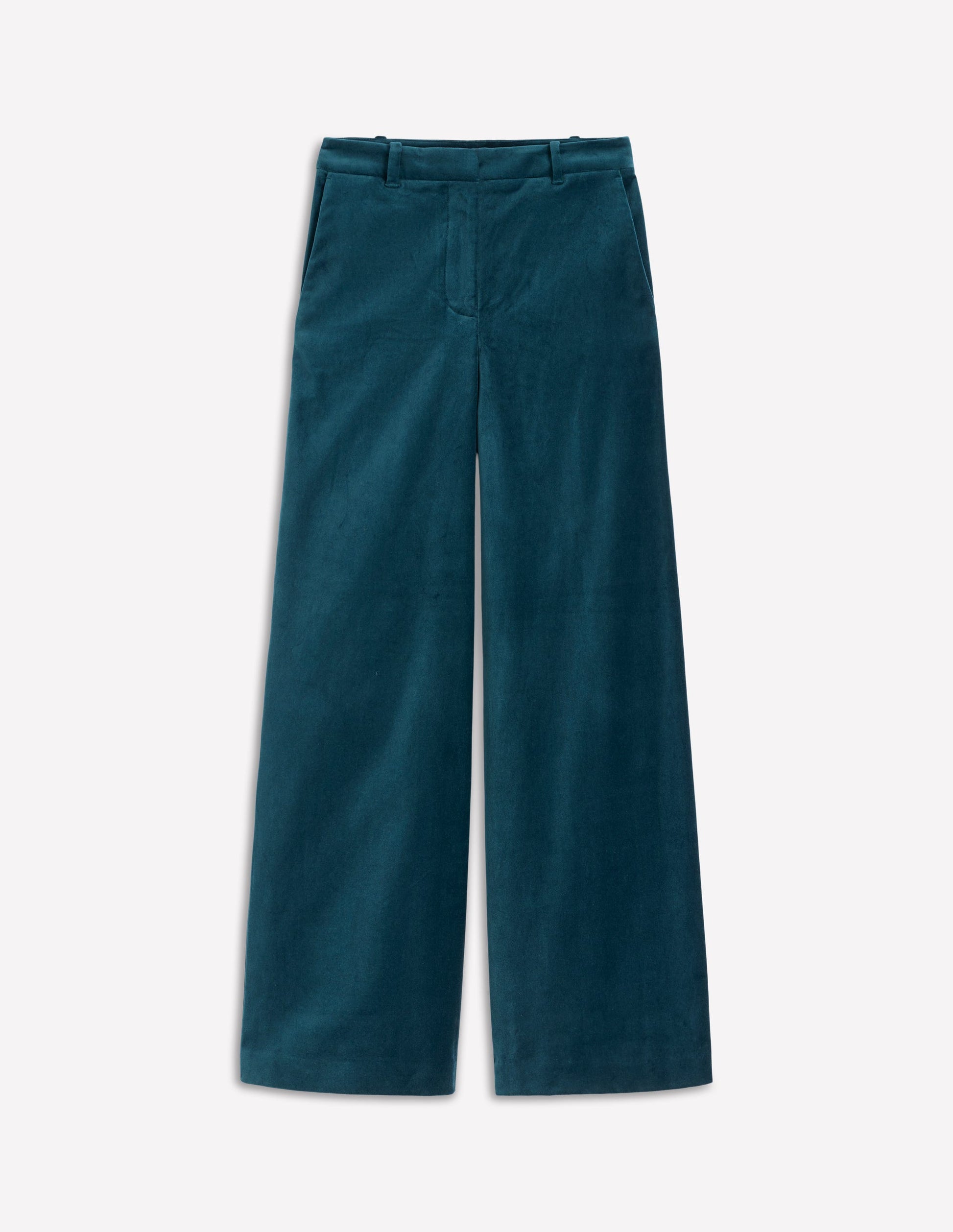 Belgravia Velvet Trousers-Midnight Teal-6