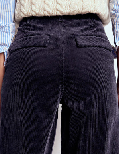 Bloomsbury Cord Trousers-NAVY-5