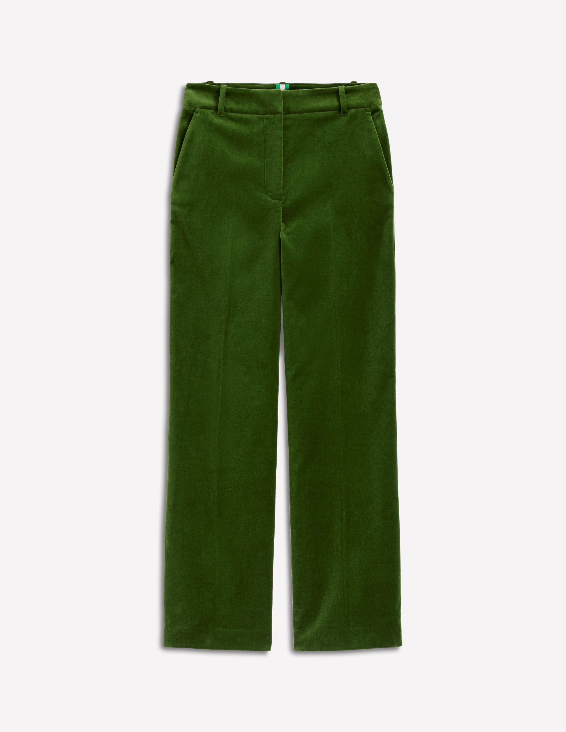 Canonbury Velvet Trousers-Green Fir-6