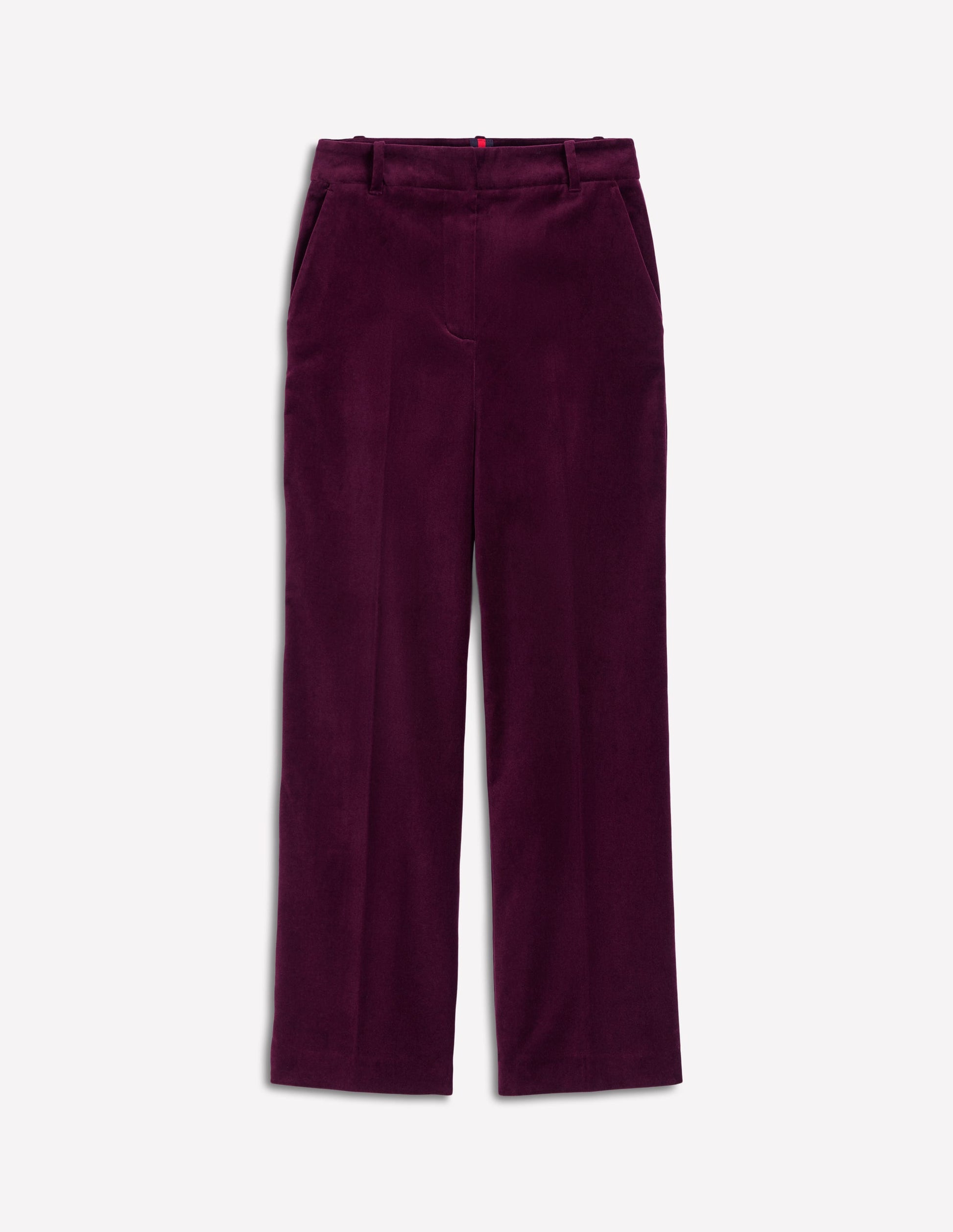 Canonbury Velvet Trousers-Dark Cherry-7