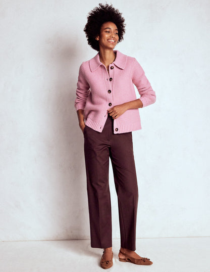 Canonbury 7/8 Trousers-Deep Aubergine-1