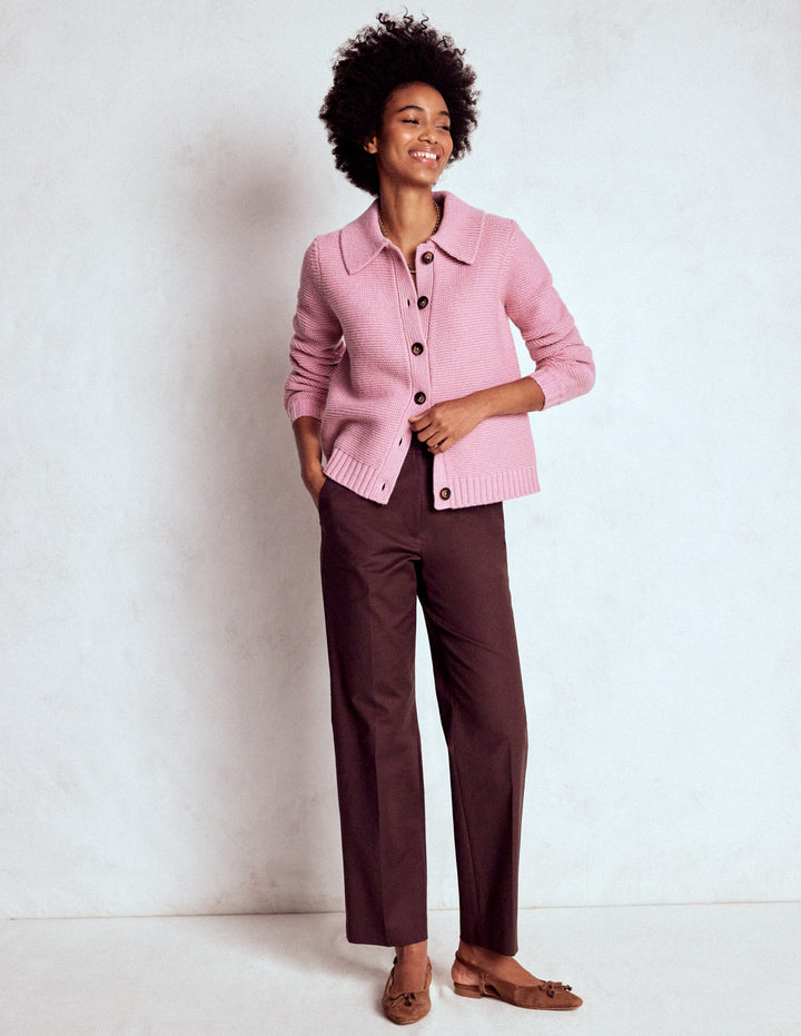 Canonbury 7/8 Trousers-Deep Aubergine