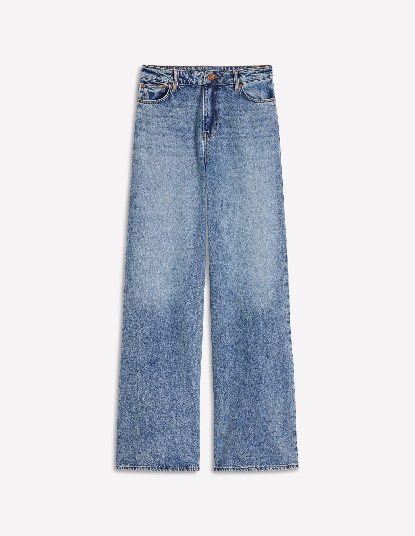 Relaxed Wide Leg  Jeans-Mid Vintage