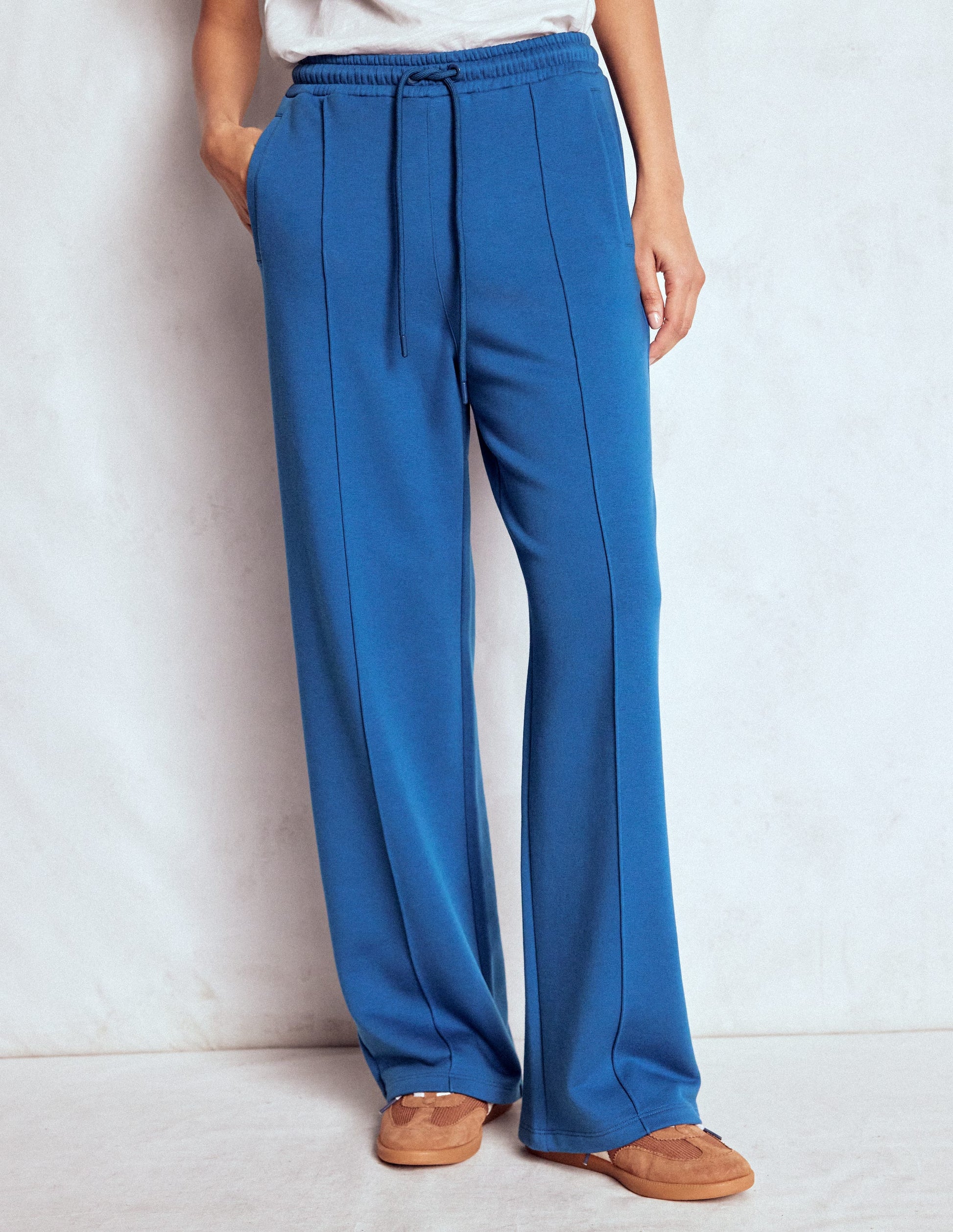 Wide Leg Joggers-Tourmaline Blue-4