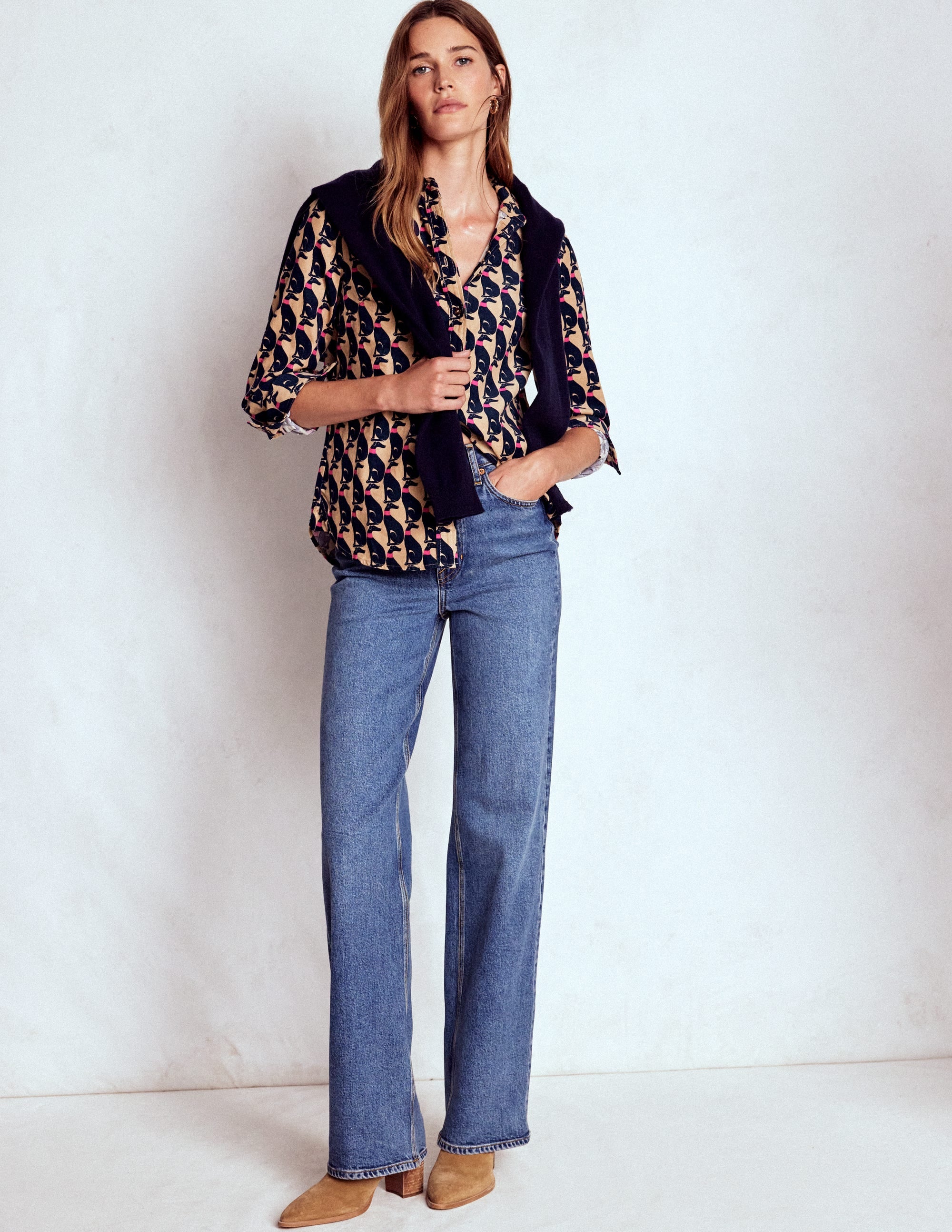 Sienna Cord Shirt-Safari, Cosy Greyhound - Image 3