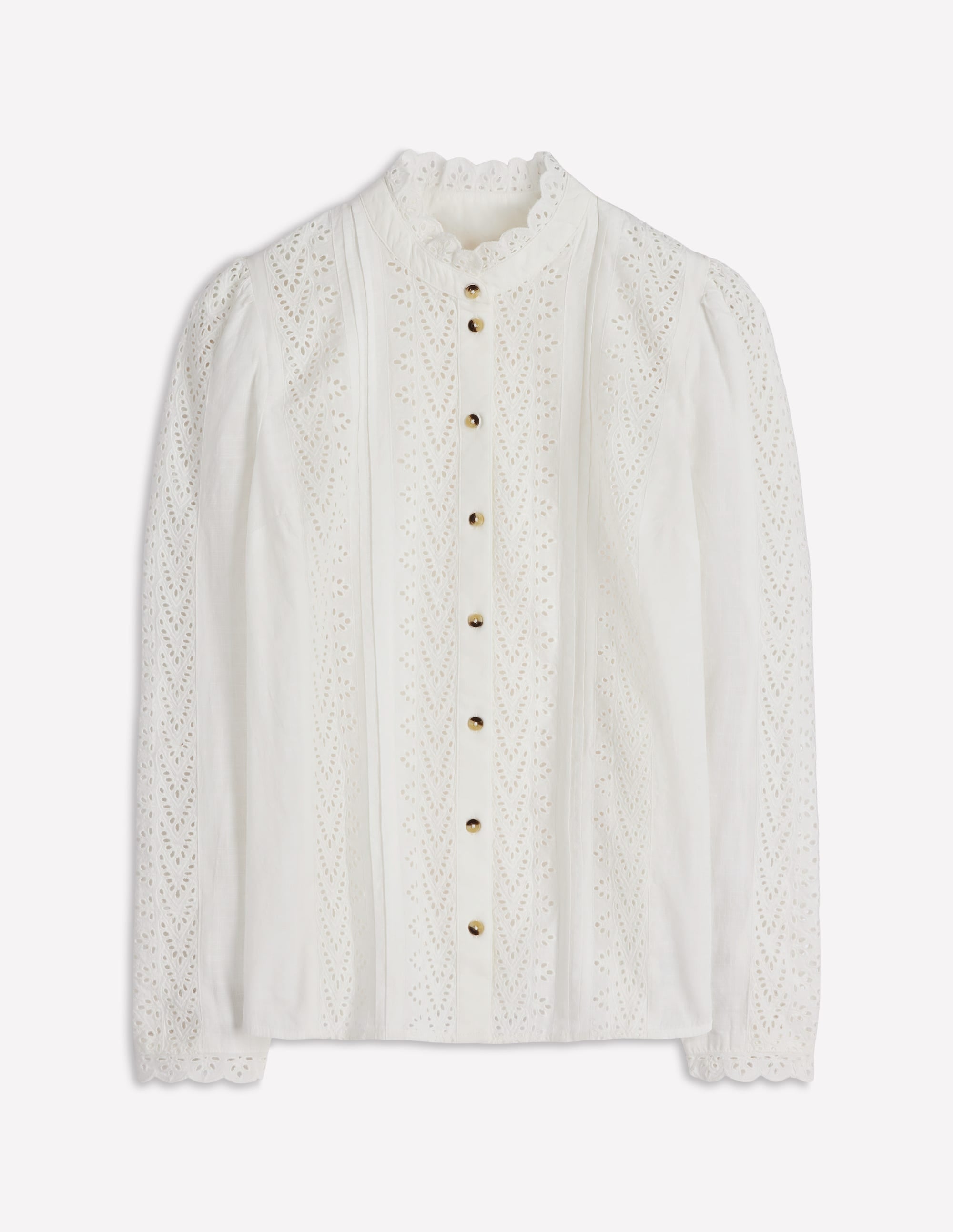 Savannah Broderie Top-Ivory - Image 5
