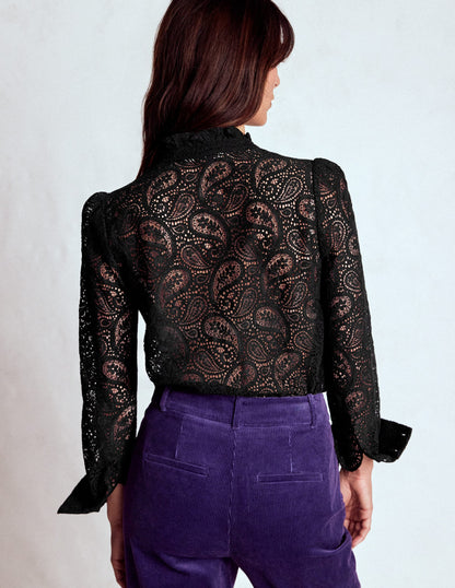 Sasha Lace Top-Black-3
