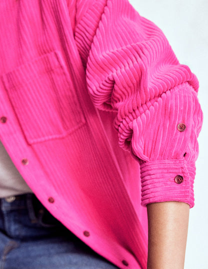 Cord Overshirt-Pink Peony-2