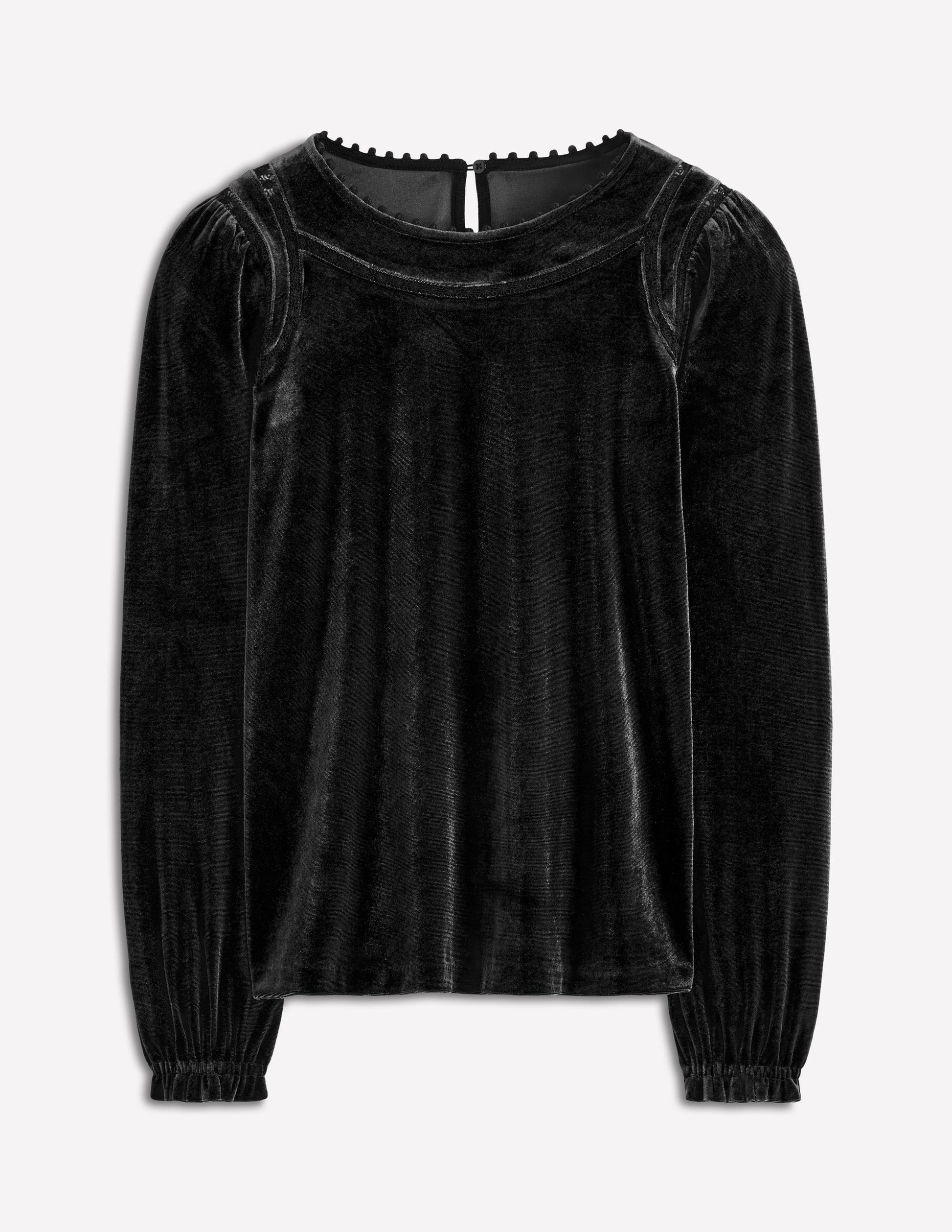 Mila Velvet Top-Black-6