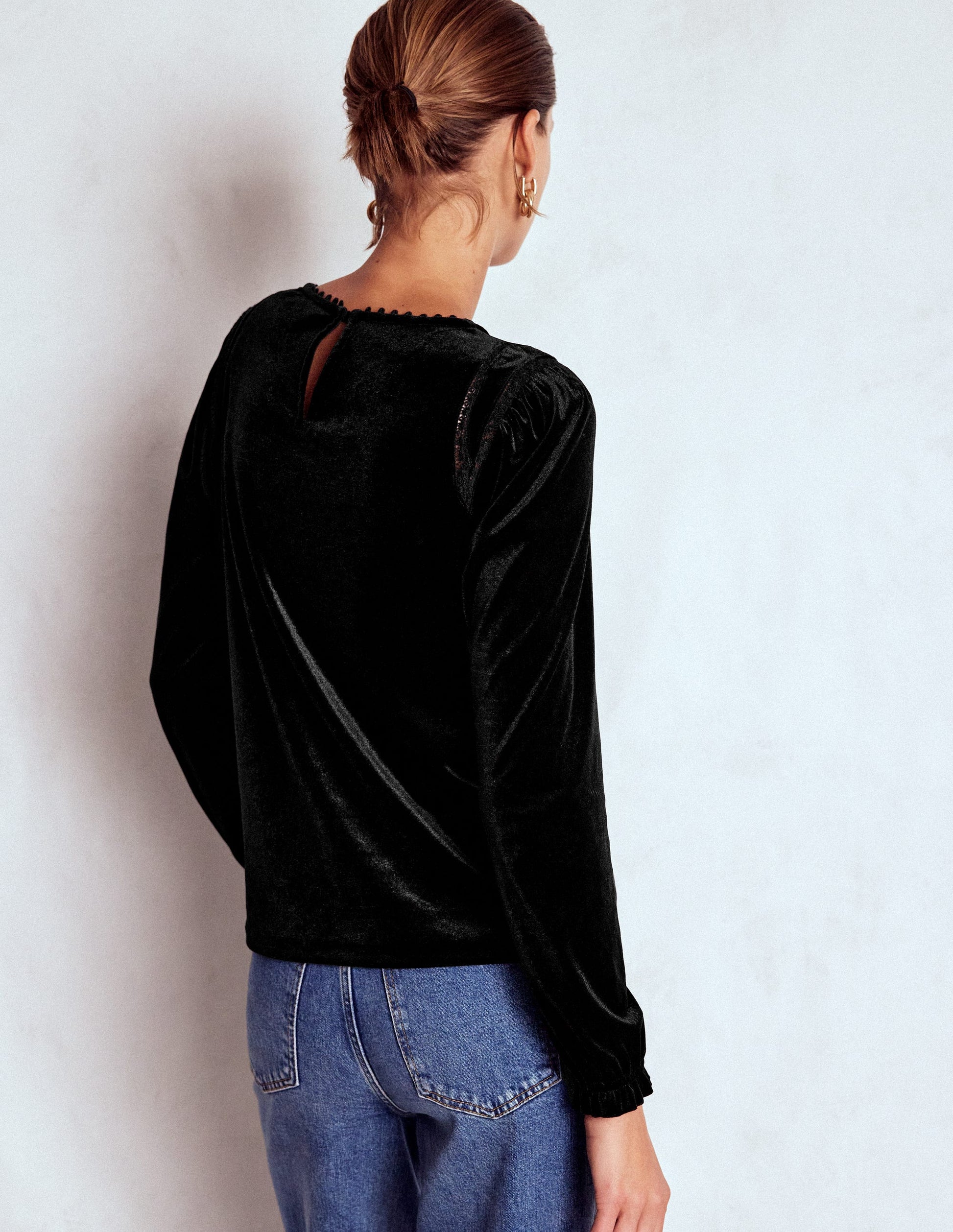 Mila Velvet Top-Black-3