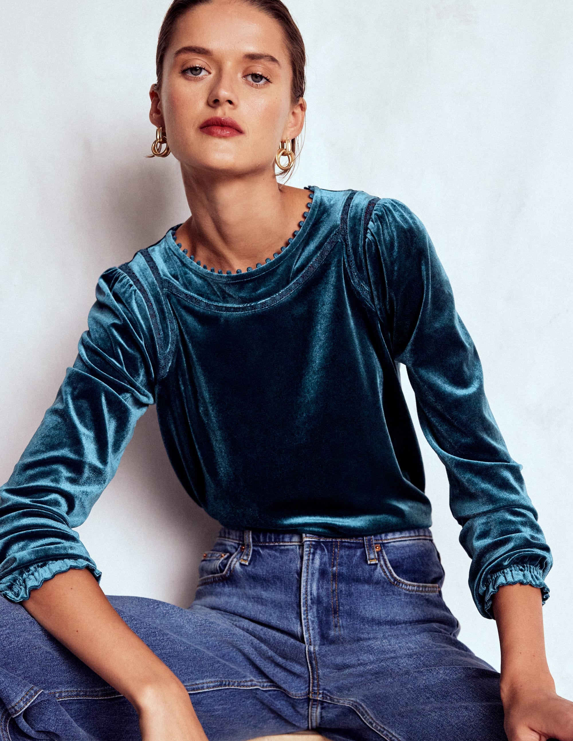 1点のみ早い者勝ちBibiy MILA VELOUR TOP Bibiy MILA VELOUR TOP 1点