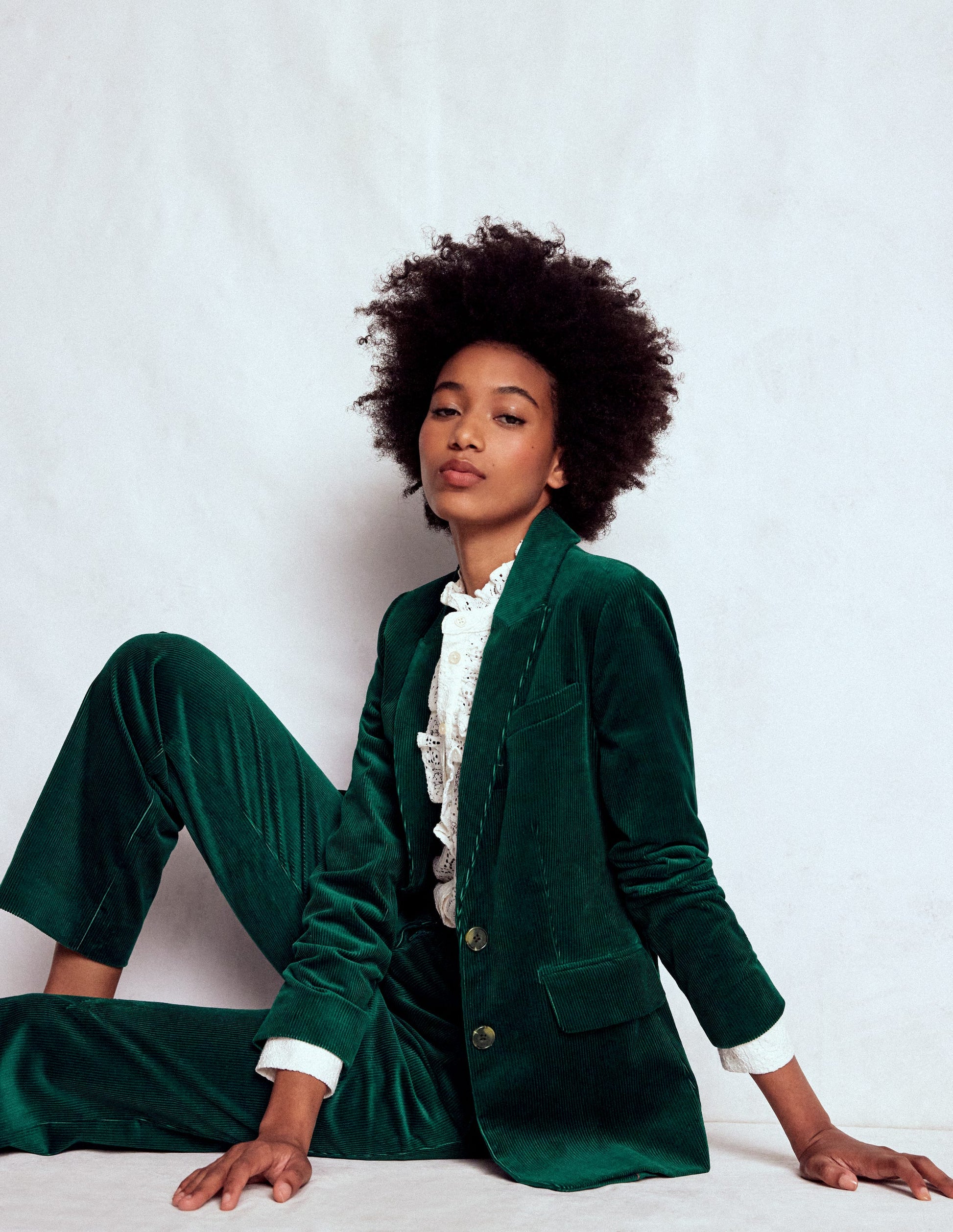 Stamford Cord Blazer-Fern-5