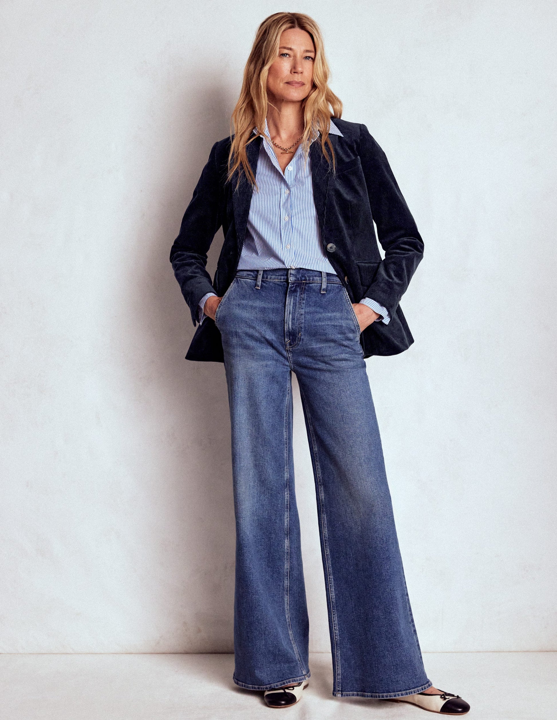 Stamford Cord Blazer-Navy-4