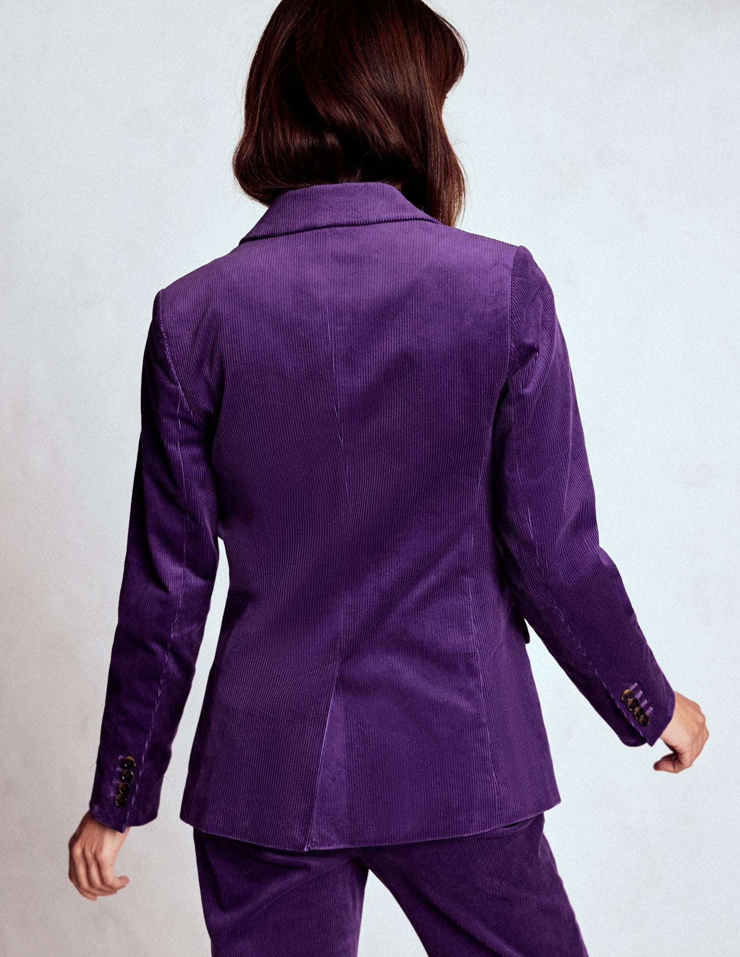 Stamford Cord Blazer-Mystical Purple