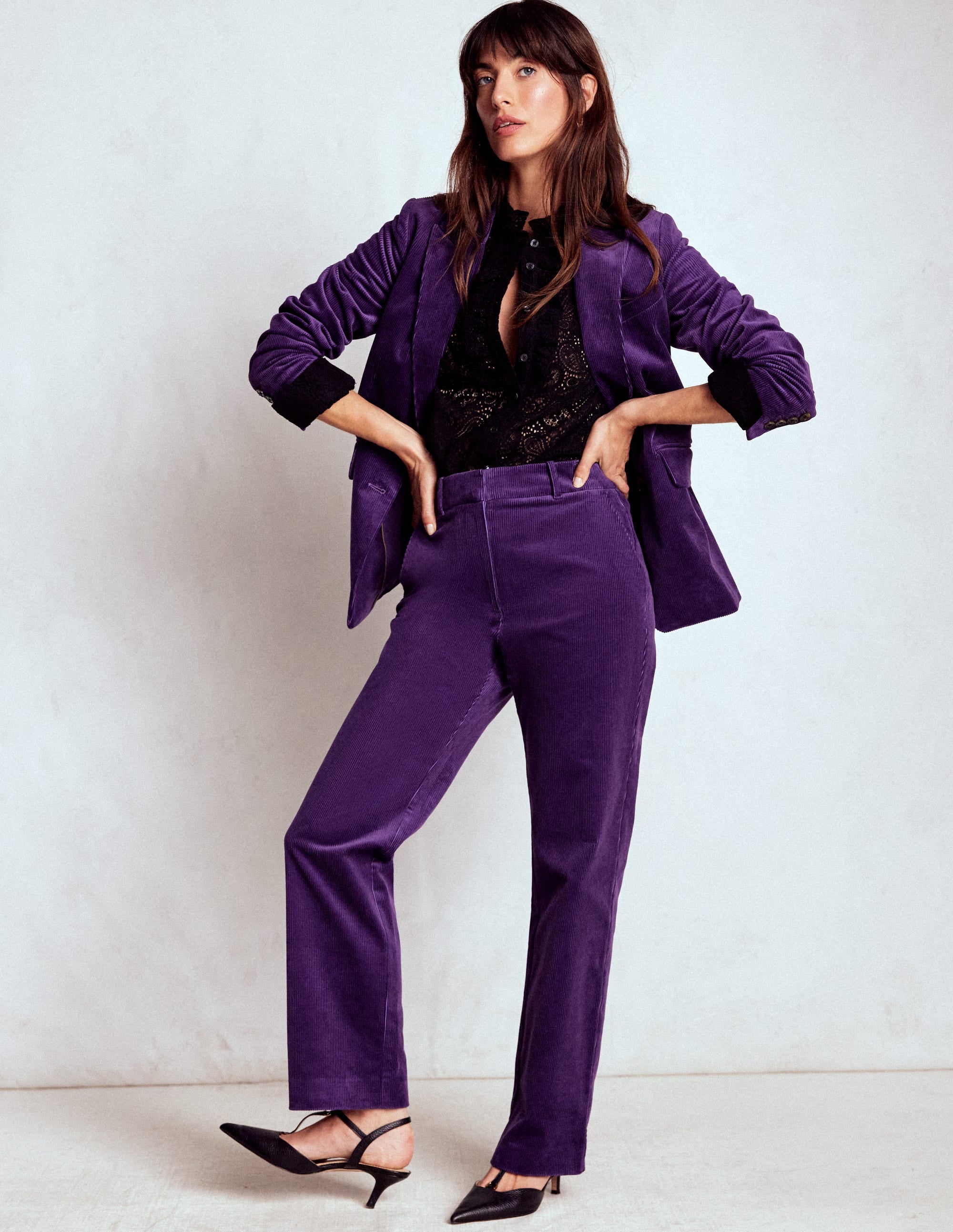 Stamford Cord Blazer-Mystical Purple - Image 4