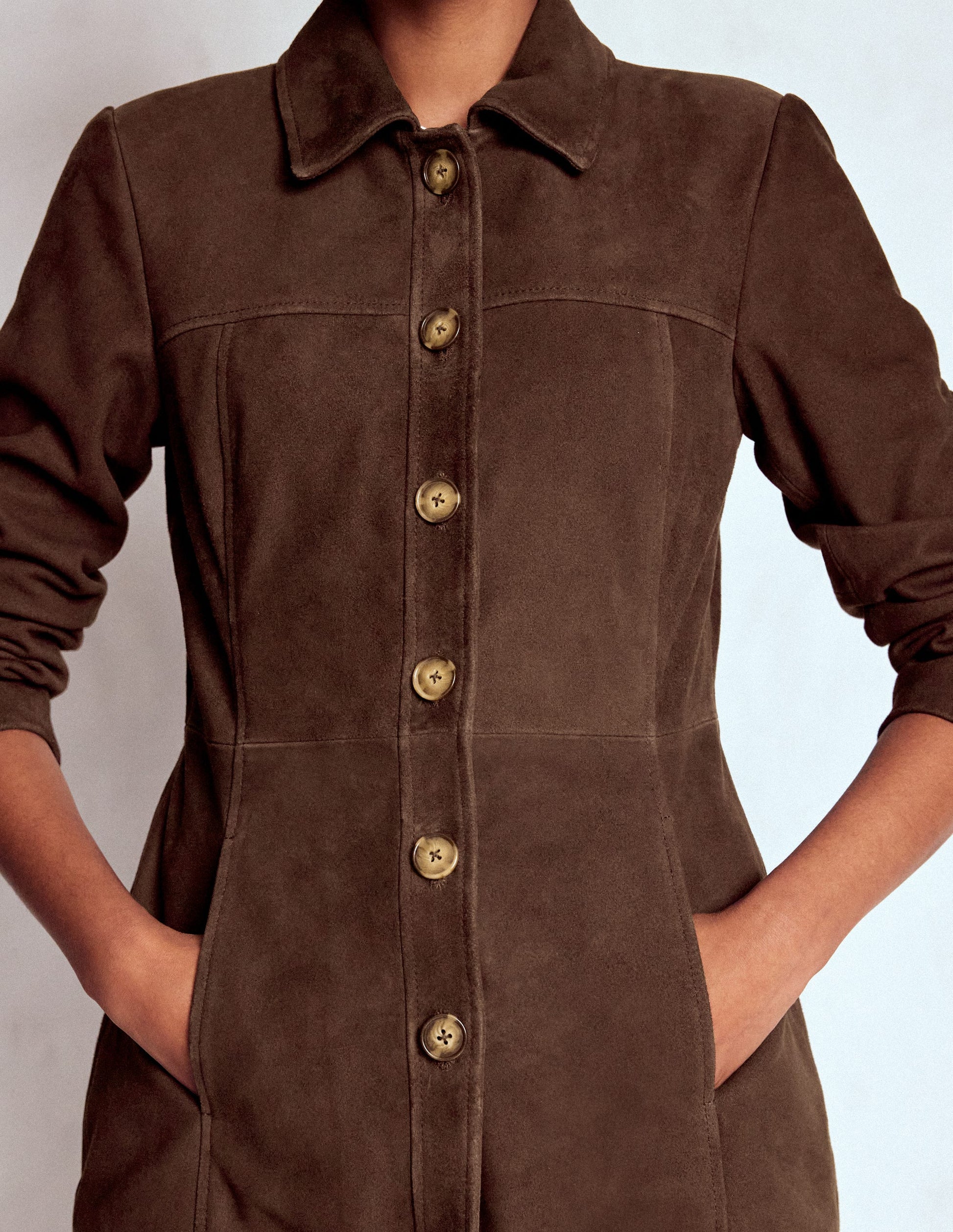 Suede Jacket-Dark Chocolate-4