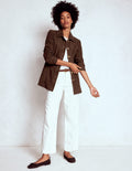 Suede Jacket-Dark Chocolate