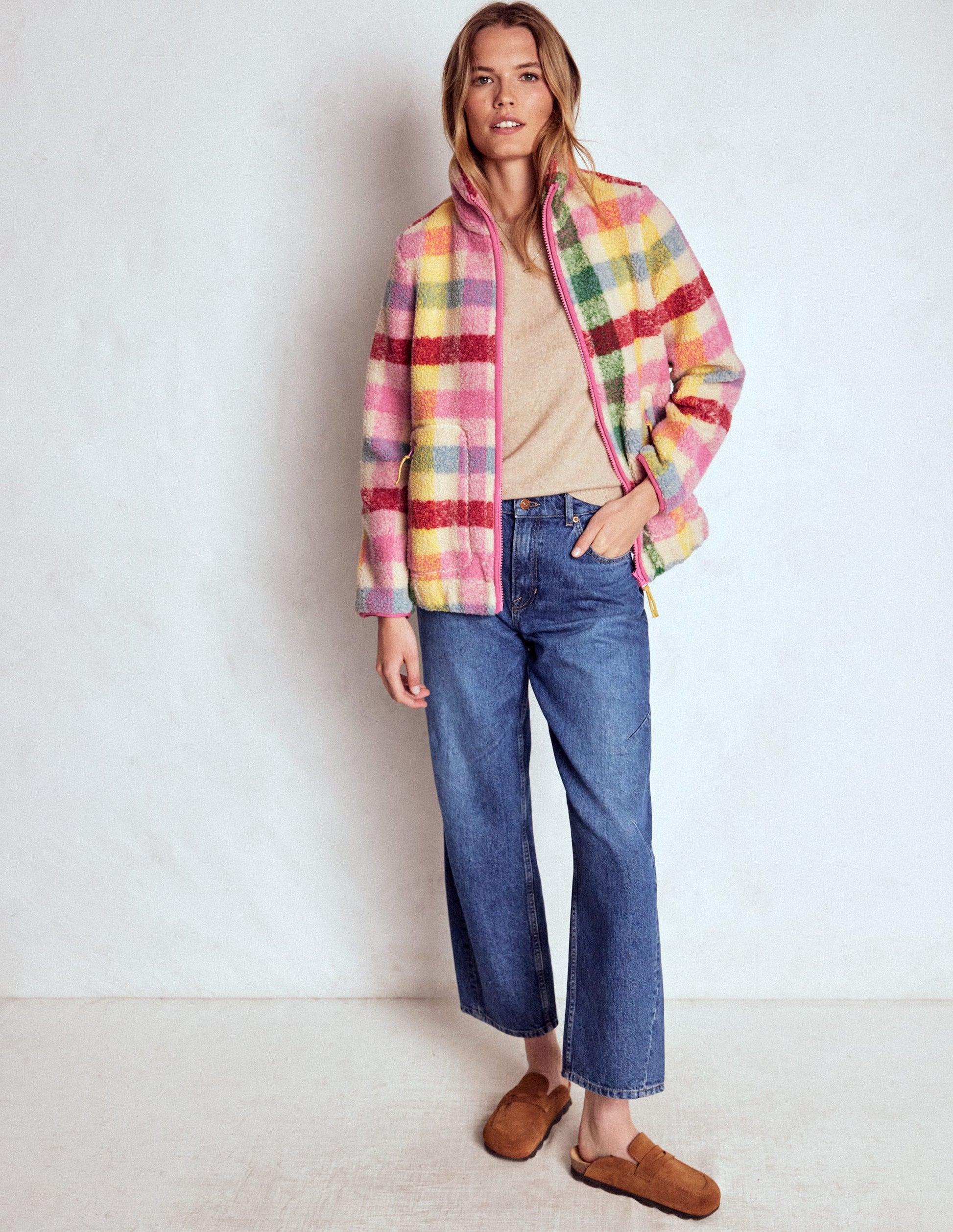 Westminster Borg Jacket-Multi, Check-4