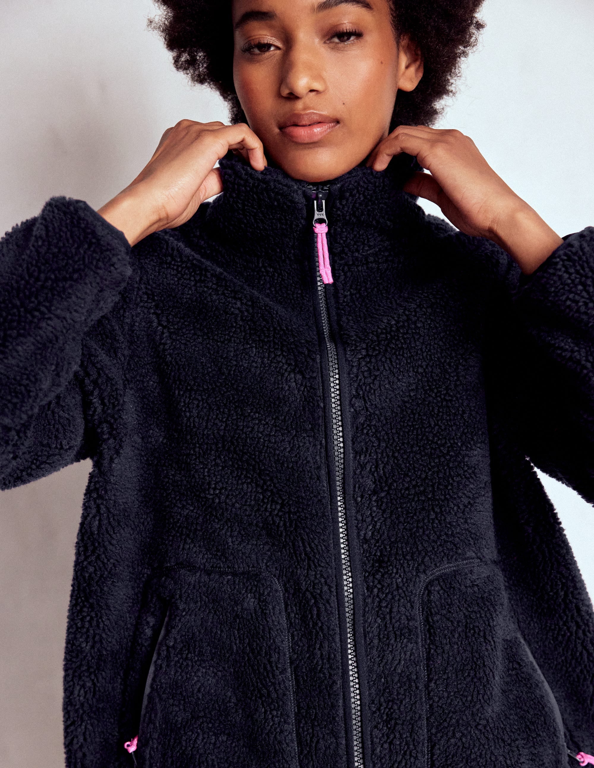 Westminster Borg Jacket-Navy - Image 1