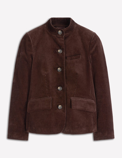 Military Cord Jacket-Espresso-5