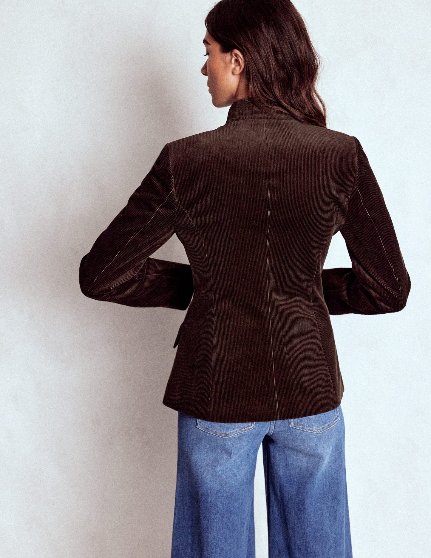 Military Cord Jacket-Espresso