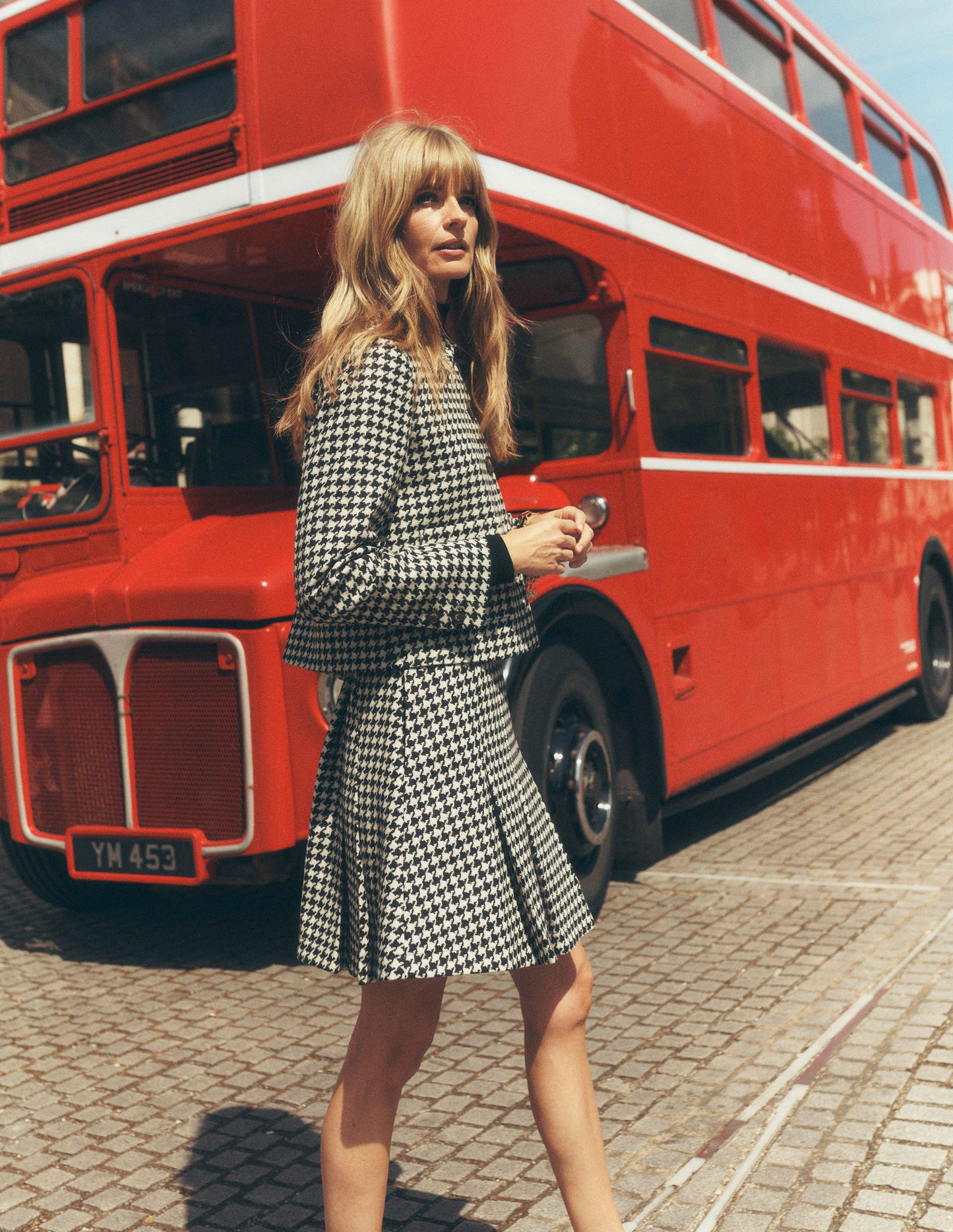 Knightsbridge Wool Jacket-Black Dogstooth