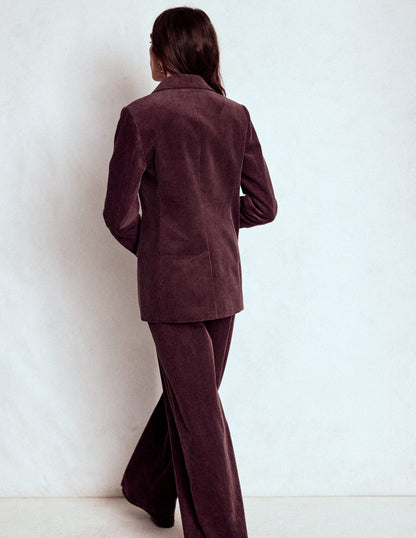 Woodbridge Cord Blazer-Deep Aubergine-3