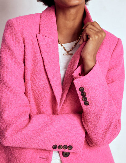 Stamford Texture Blazer-Pink Peony-2