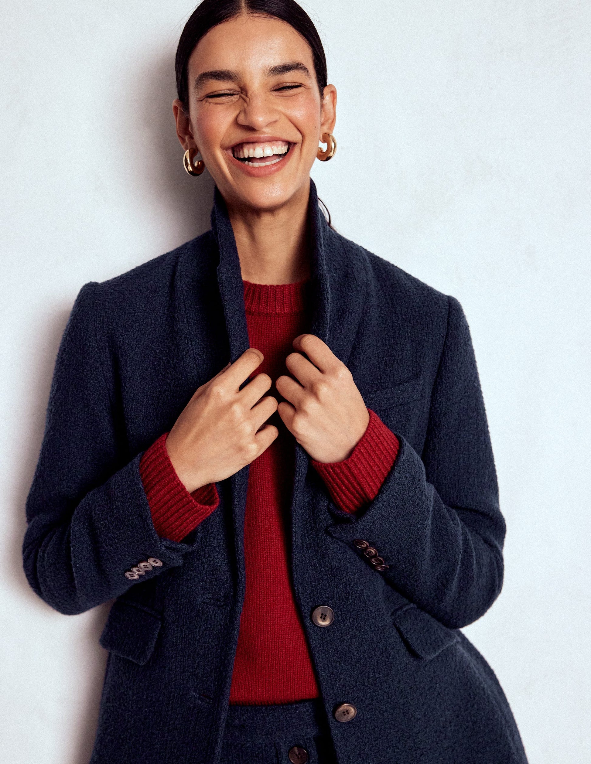 Stamford Texture Blazer-Navy Texture-1