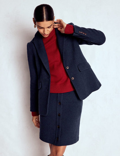 Stamford Texture Blazer-Navy Texture-4